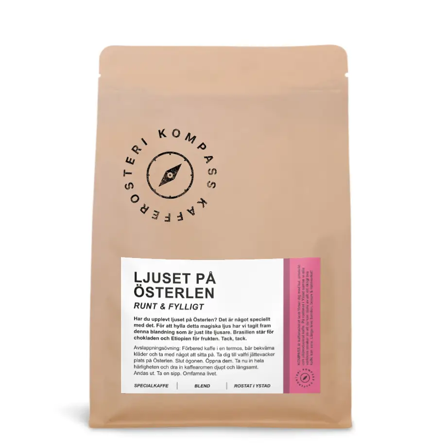 kaffe påse ljuset på österlen runt & fylligt