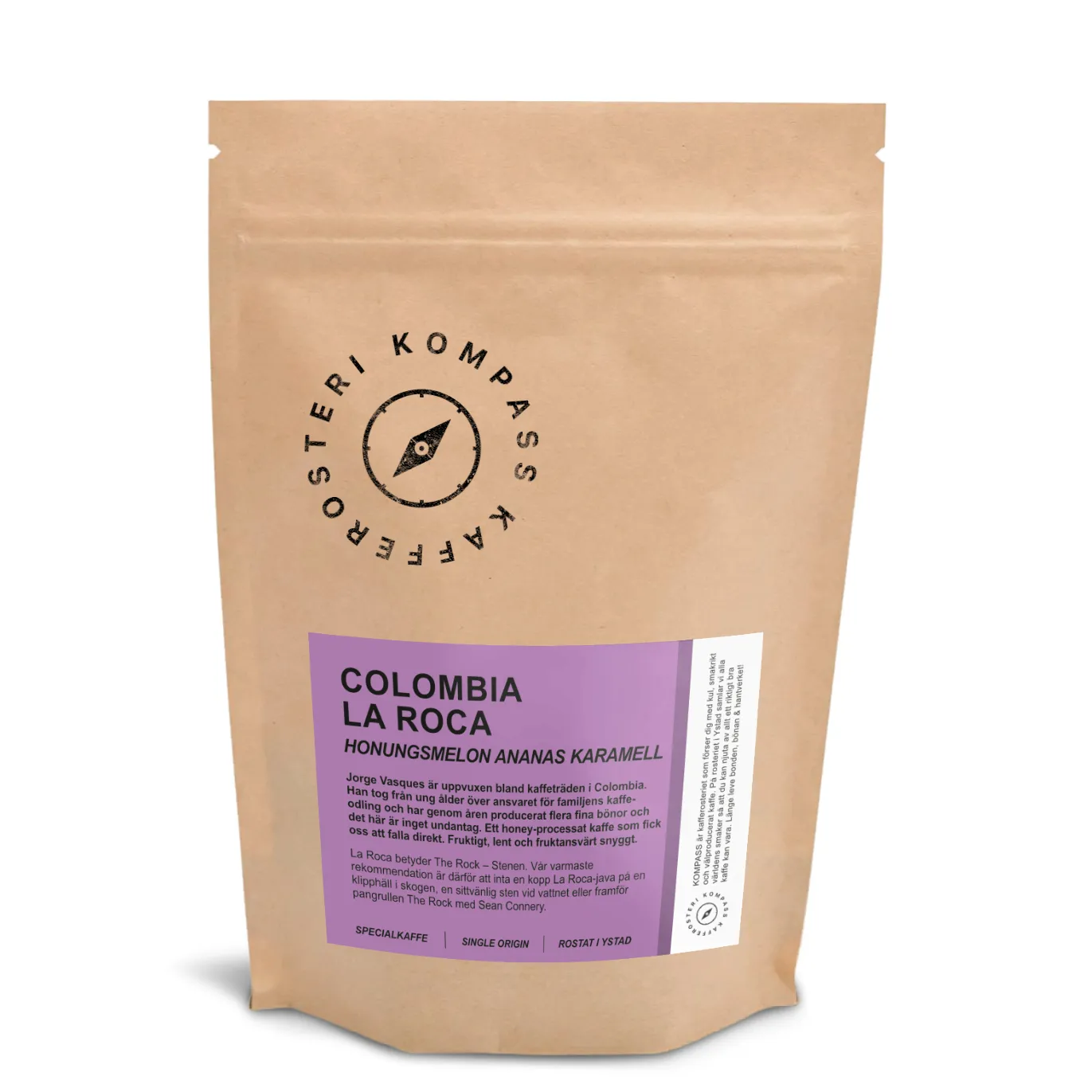 Colombia La Roca honey Yellow caturra från Kompass kafferosteri