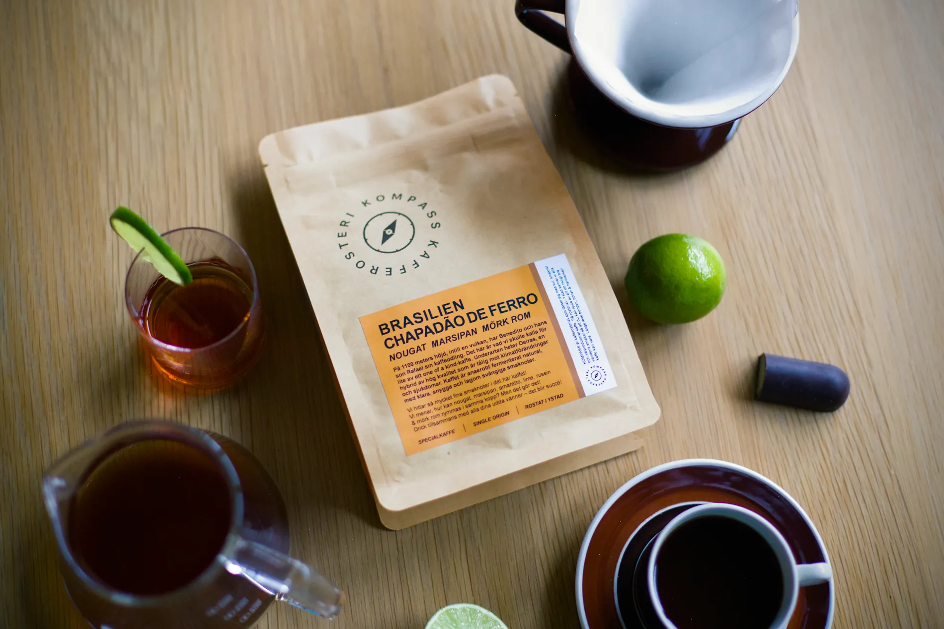 Anaerobt fermenterat kaffe från Brasilien rostat av kompass kafferosteri